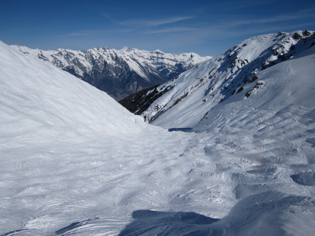 Abfahrtsroute 'Vallon d'Arbi' (16. M&auml;rz)