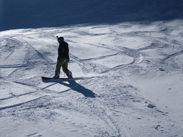 Markus auf der Abfahrtsroute 'Vallon d'Arbi' (16. M&auml;rz)