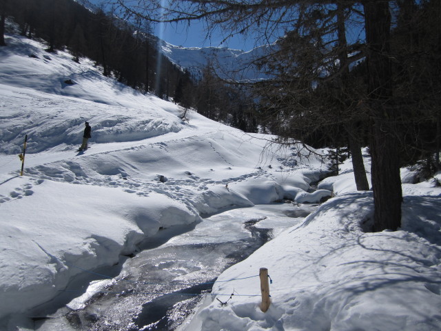 Markus auf der Abfahrtsroute 'Vallon d'Arbi' (16. M&auml;rz)