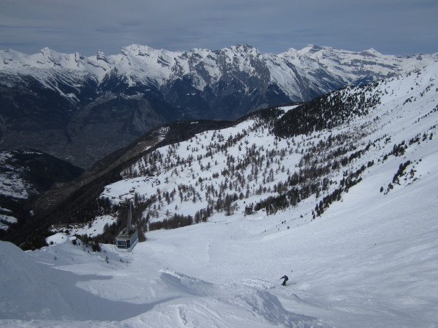 Abfahrtsroute 'Plan du Fou - Les Fontaines' (16. M&auml;rz)