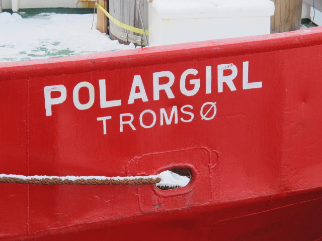 Polargirl im Troms&oslash; Havn (23. M&auml;rz)