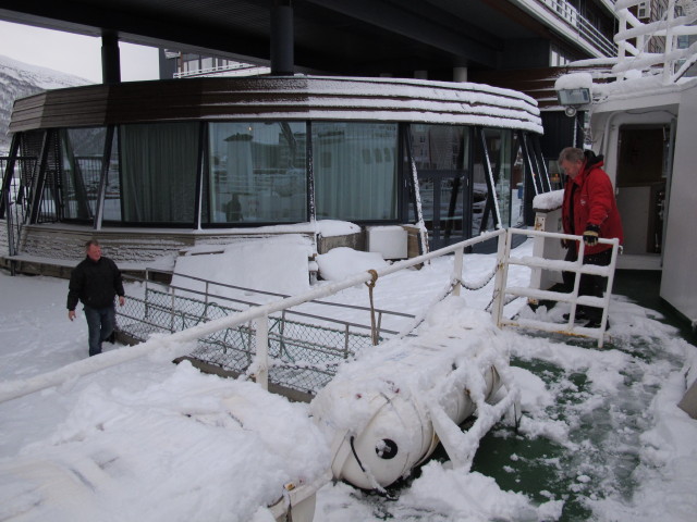 Polargirl im Troms&oslash; Havn (24. M&auml;rz)