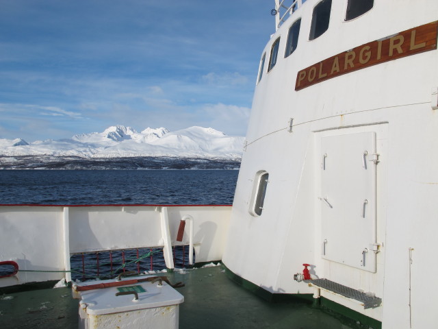 Polargirl im Lyngsfjord (26. M&auml;rz)