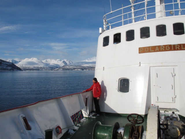 Polargirl im Lyngsfjord (26. M&auml;rz)