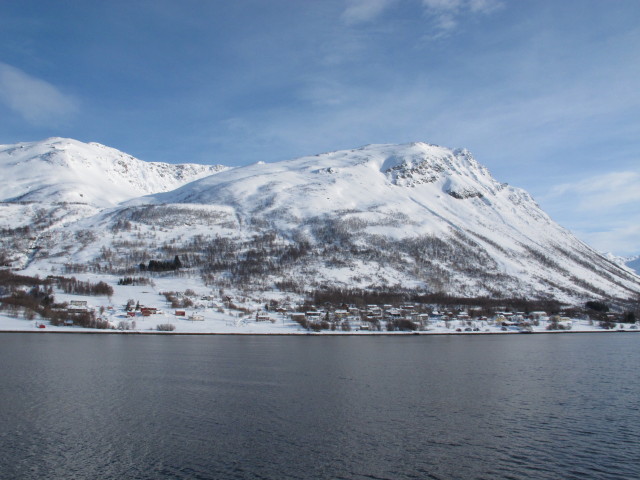 Giilav&aacute;rri vom Lyngsfjord aus (26. M&auml;rz)