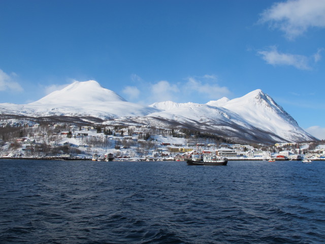 Lyngen vom Lyngsfjord aus (27. M&auml;rz)