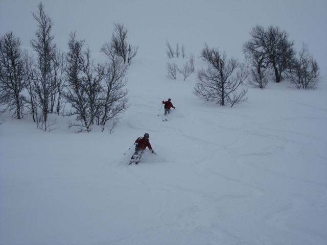 Karin und Erhard zwischen Ullstinden und Gr&oslash;ttsundet