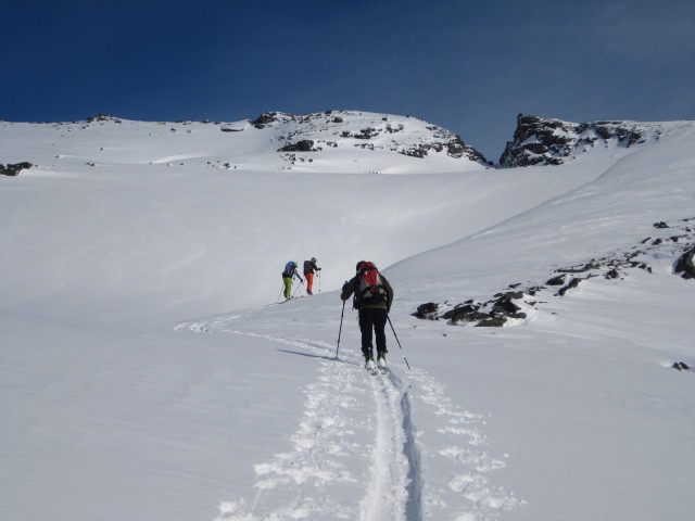 Mathias, Claudia und Axel zwischen Giilav&aacute;rri und Sk&aacute;vlev&aacute;rri