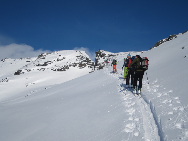 Erhard, Claudia, Mathias, Martin und Axel zwischen Giilav&aacute;rri und Sk&aacute;vlev&aacute;rri