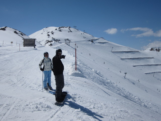 Mama und Markus auf der Piste 21 (18. Apr.)