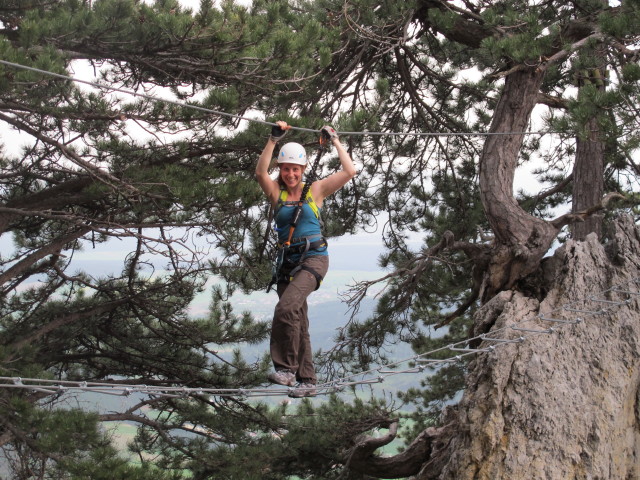 Romana auf der Seilbr&uuml;cke