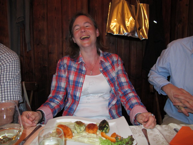 Irene im H&auml;userl am Roan aus