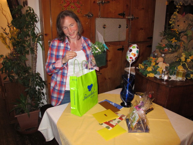 Irene im H&auml;userl am Roan aus