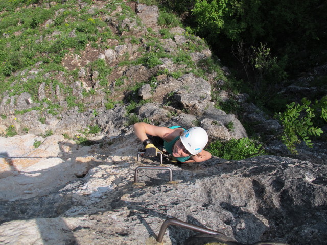 Romana am Ganghofer-Klettersteig