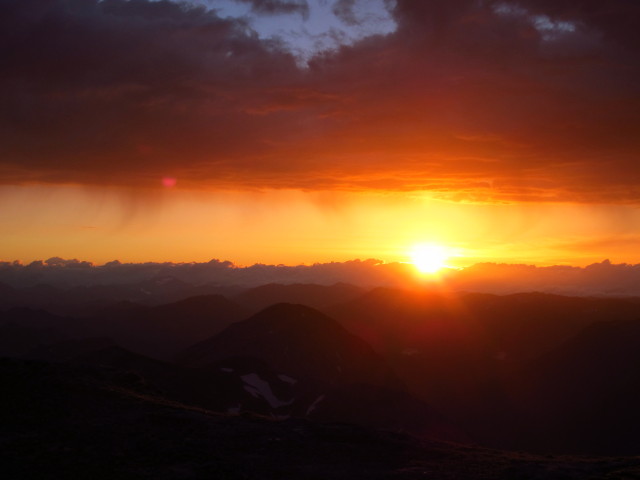 vom Schiestlhaus Richtung Nordwesten (19. Mai)
