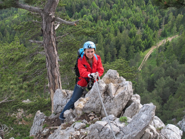 Diana zwischen Schneebergblick und Seilbr&uuml;cke