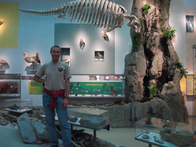 Ich in der Dauerausstellung 'Natur/Zoo'