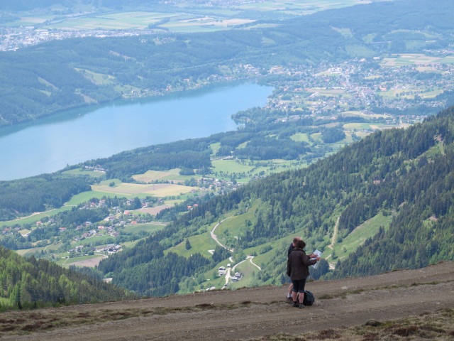 Millst&auml;tter See vom Obermillst&auml;tter Almkreuz aus (8. Juni)