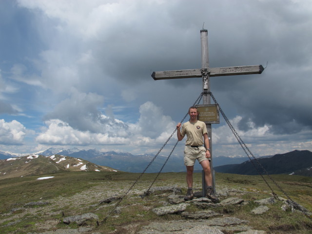 Ich auf der Millst&auml;tter Alpe, 2.091 m (8. Juni)