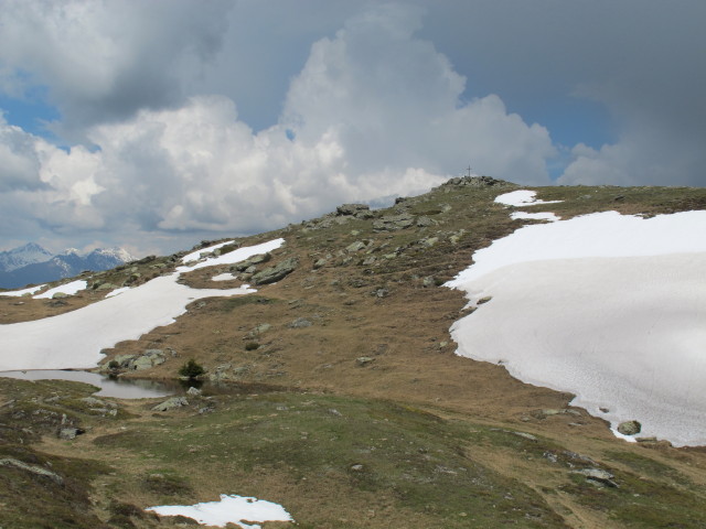 Kamplnock von der Kaisersteig-Variante aus (8. Juni)