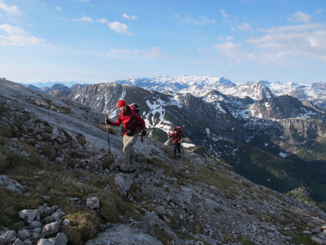 Christoph und Gudrun zwischen J&auml;gerkreuz und Hohem Brett (16. Juni)