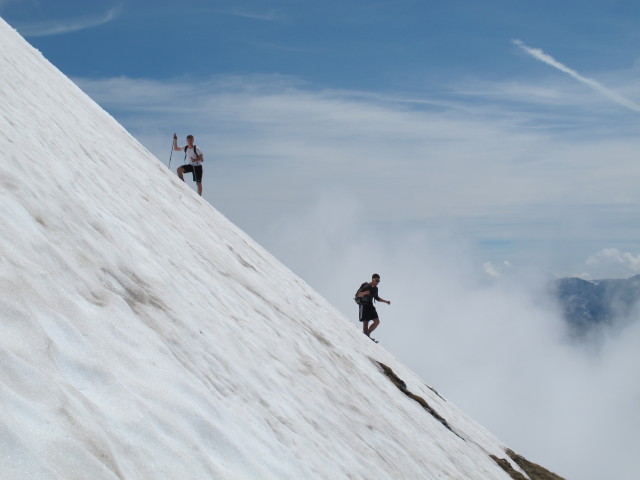 Lucas und Jakob am H&ouml;rndlbrett (16. Juni)