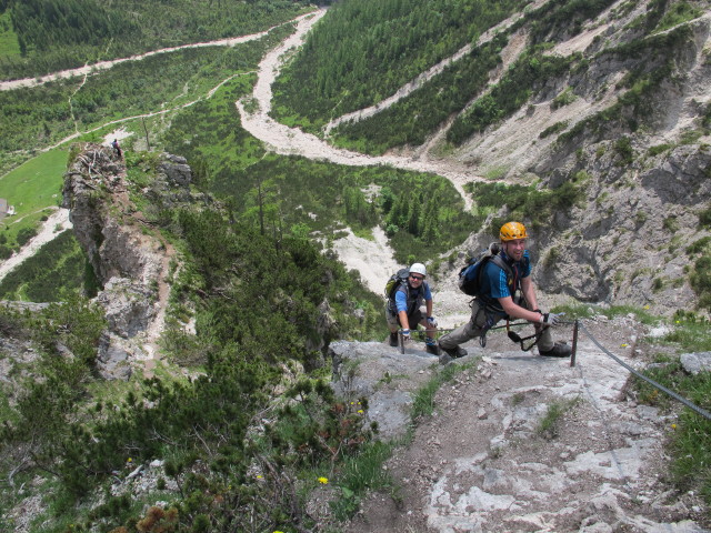 Siega-Klettersteig: Stefan und Ralf (22. Juni)