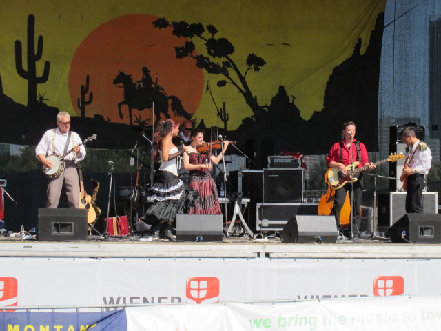 Wicked Wildcats auf der Wiener St&auml;dtische Versicherung/Country & Western-B&uuml;hne (23. Juni)