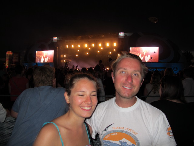 Kathrin und ich auf der Wien Energie / Hitradio &Ouml;3 Fest-Insel (23. Juni)