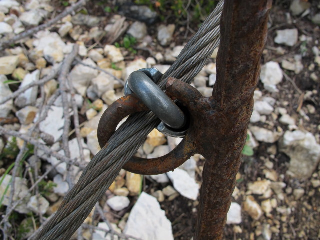 Walter Mory-Klettersteig: oberer Teil