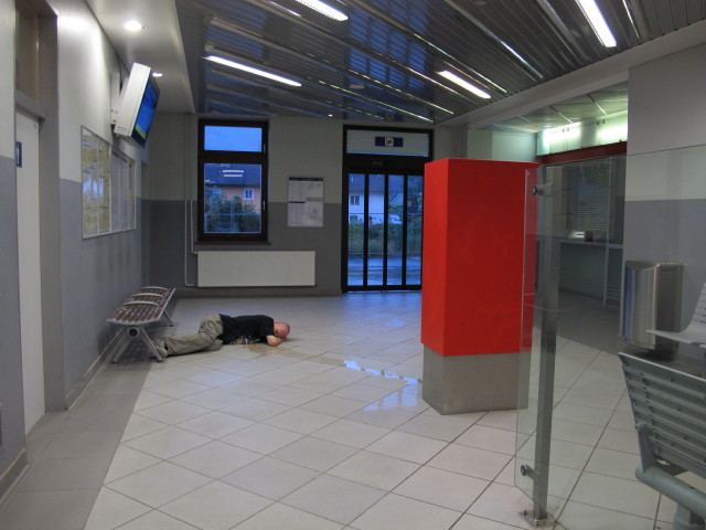 Bahnhof Golling-Abtenau, 468 m (15. Juni)