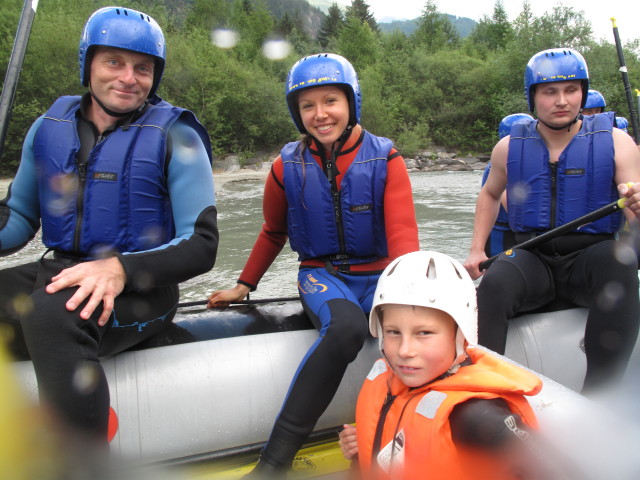 Erwin, Daniela, Martin und ? auf der Isel