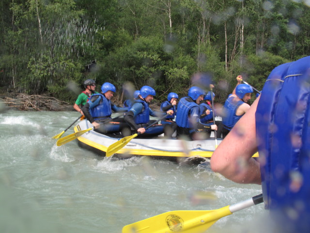 ?, G&uuml;nther, Andreas, Werner, Ariane, Sabrina, Martina und Christian auf der Isel