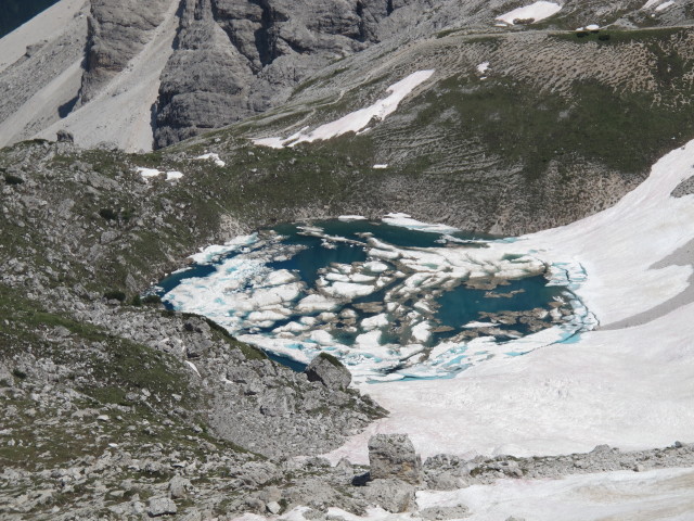 B&ouml;densee vom Innerkofler-De-Luca-Klettersteig aus