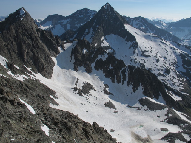 vom S&uuml;dgipfel des Debantgrats Richtung Nordosten (14. Juli)