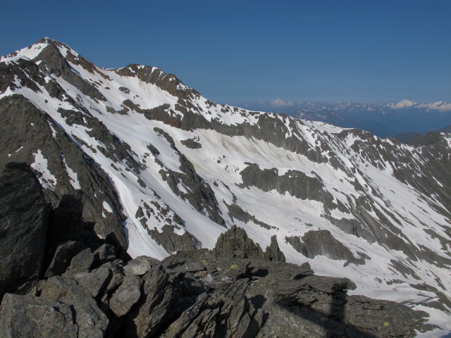 vom S&uuml;dgipfel des Debantgrats Richtung Westen (14. Juli)