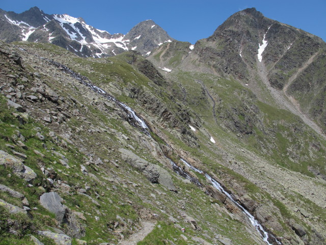 Weg 914 zwischen Gartl und Abzweigung zur Gl&ouml;dis (14. Juli)