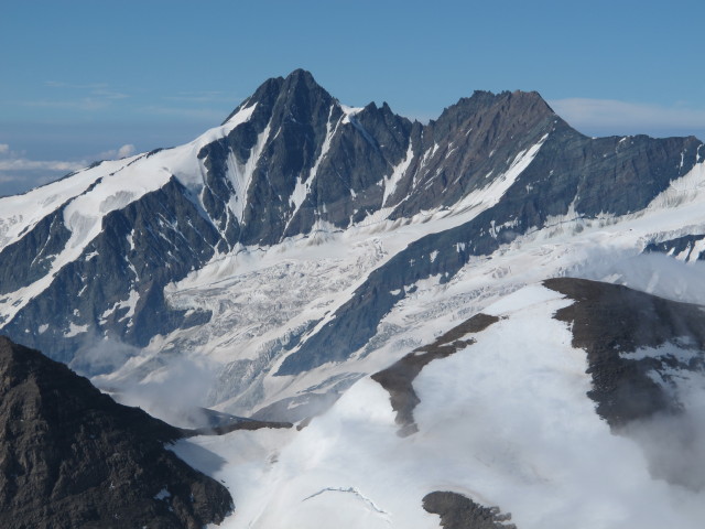 Gro&szlig;glockner vom Gro&szlig;en Wiesbachhorn aus (21. Juli)