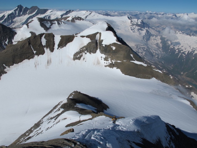 Irene zwischen Gro&szlig;em Wiesbachhorn und Wielingerscharte (21. Juli)