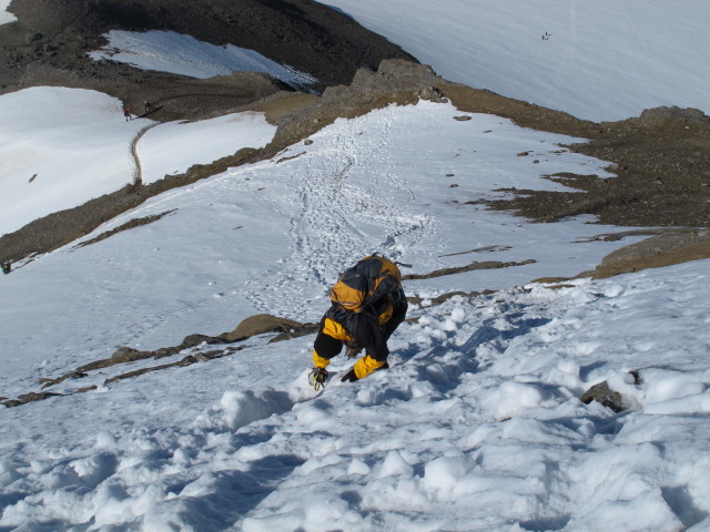 Irene zwischen Gro&szlig;em Wiesbachhorn und Wielingerscharte (21. Juli)