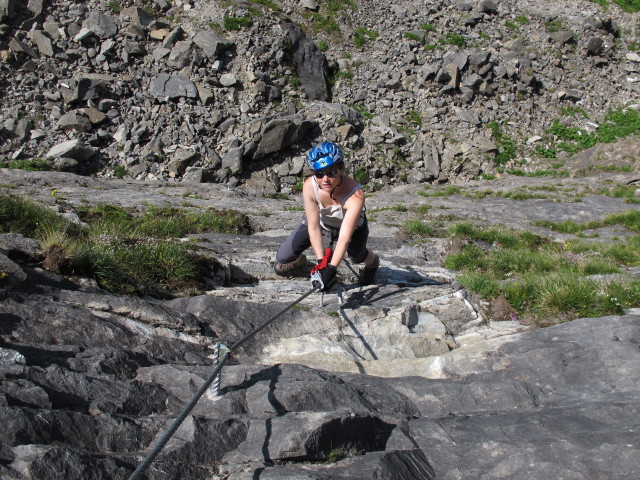 Klettersteigarena H&ouml;henburg: Irene am Klettersteig 'Drossen-Hex' (21. Juli)