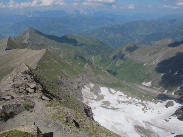 Gleiwitzer H&ouml;henweg zwischen Kempsenkopf und Oberer J&auml;gerscharte (22. Juli)