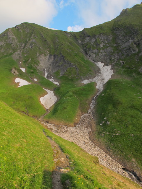 Weg 723 zwischen Gleiwitzer H&uuml;tte und Abzweigung Brandlscharte (23. Juli)