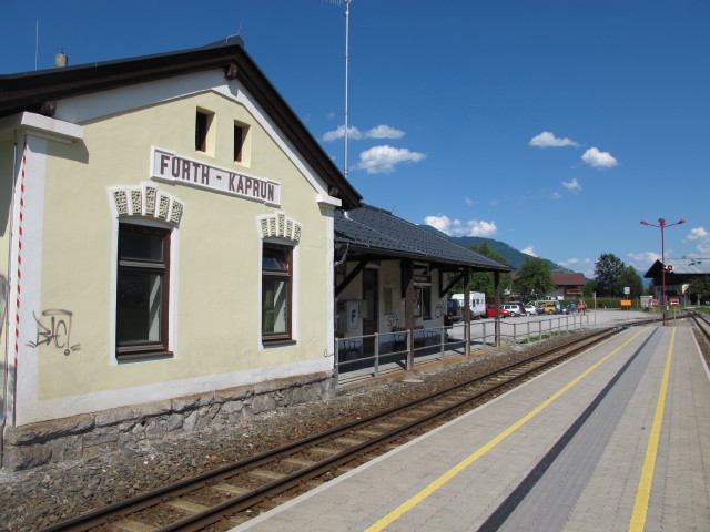 Bahnhof F&uuml;rth-Kaprun, 758 m (23. Juli)