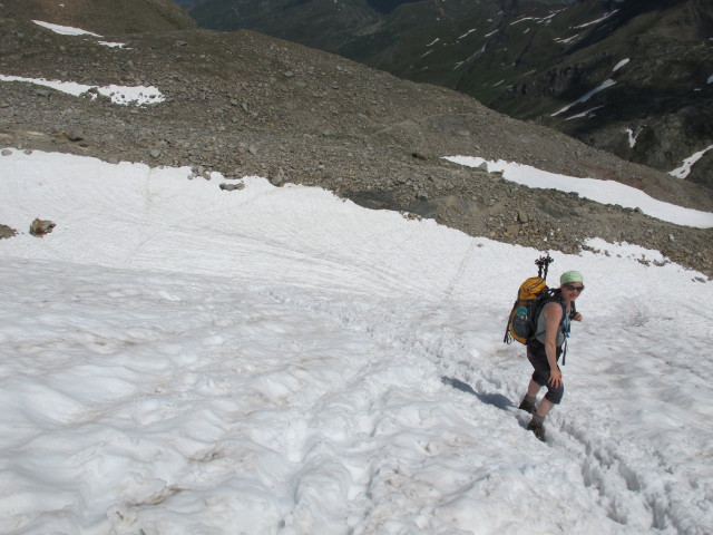 Irene am Weg 122 zwischen Weg 102 und Rojacherh&uuml;tte (27. Juli)