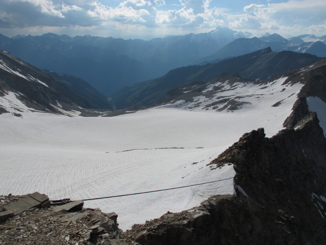 Kleinflei&szlig;kees vom Hohen Sonnblick aus (27. Juli)