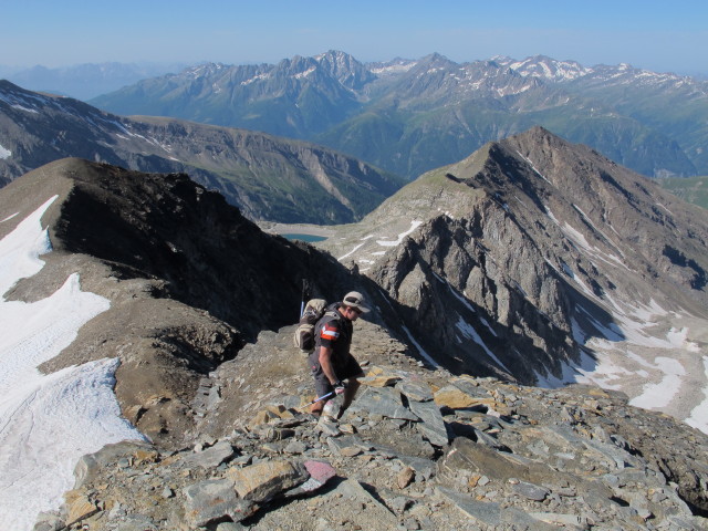 Weg 102 zwischen K&auml;lbergrat und Hocharn (28. Juli)