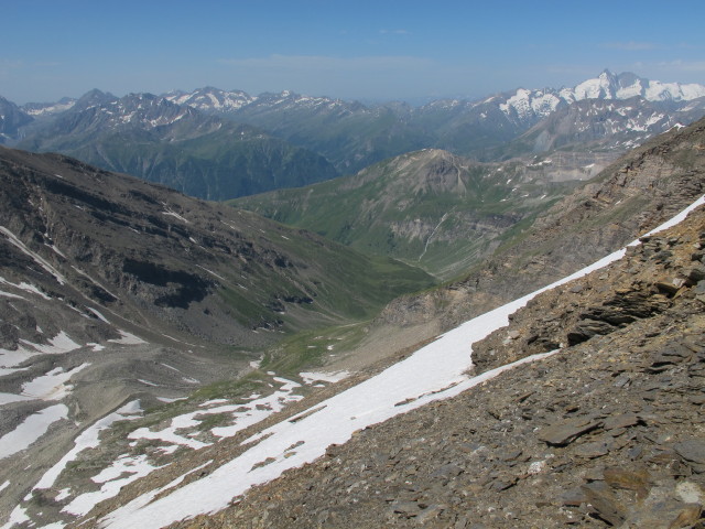 Gro&szlig;es Flei&szlig;tal von der Arlth&ouml;he aus (28. Juli)