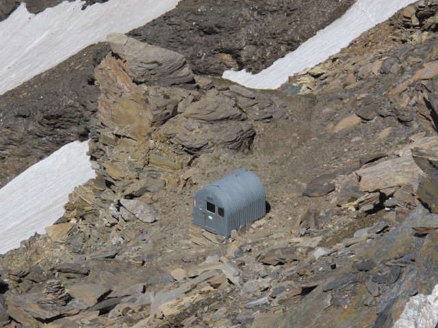 Otto-Umlauft-Biwakschachtel, 2.984 m (28. Juli)