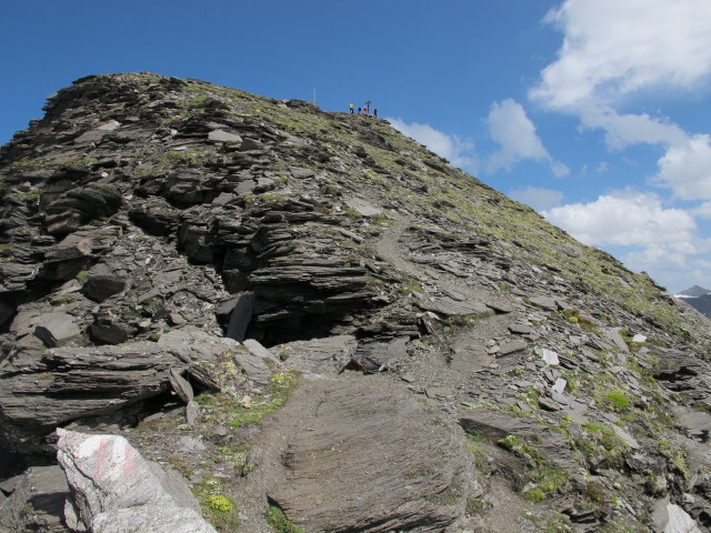 Klagenfurter Jubil&auml;umsweg zwischen Hinterem Modereck und Wei&szlig;enbachscharte (28. Juli)